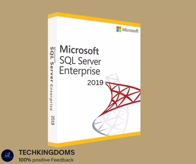 Microsoft SQL Server 2019 Enterprise Unlimitied  Cores, Unlimited CALs.