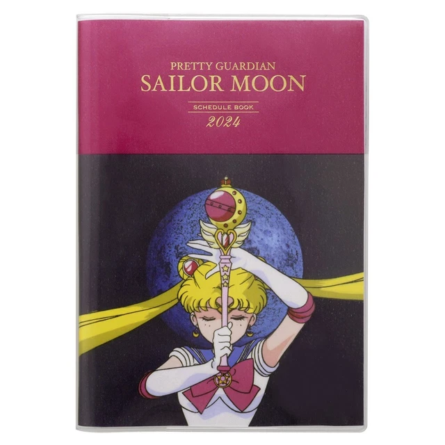 SAILOR MOON COSMOS Schedule Book 2024 B6 Size 64page from Japan New 22