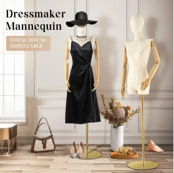 Female Mannequin Dummy Model Manikin Dressmaking Dress Form Torso 150-200CM