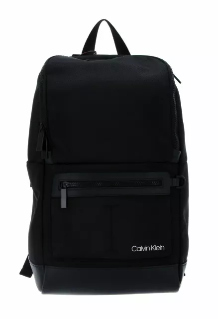 Calvin Klein Square Backpack Rucksack Laptoprucksack Tasche Black Schwarz Neu