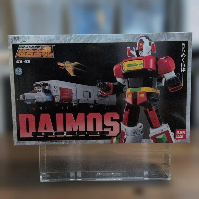 FIGURA FUNDIDA A presión Bandai Soul of Chogokin GX-43 Daimos Fighter ...