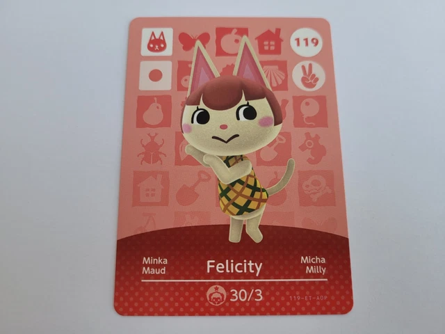 Carte Amiibo Animal Crossing 054 Mina (Deena) Série 1 - EUR - Near Mint