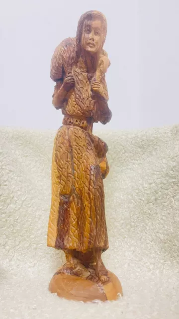 olive wood hand made 33*cm length holy land Jesus Mary Bethlehem Jerusalem cross