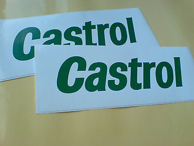 CASTROL OLIO MOTORE Classico Retro Corsa Rally Auto Decalcomanie Adesivi YYYxx 2 OFF