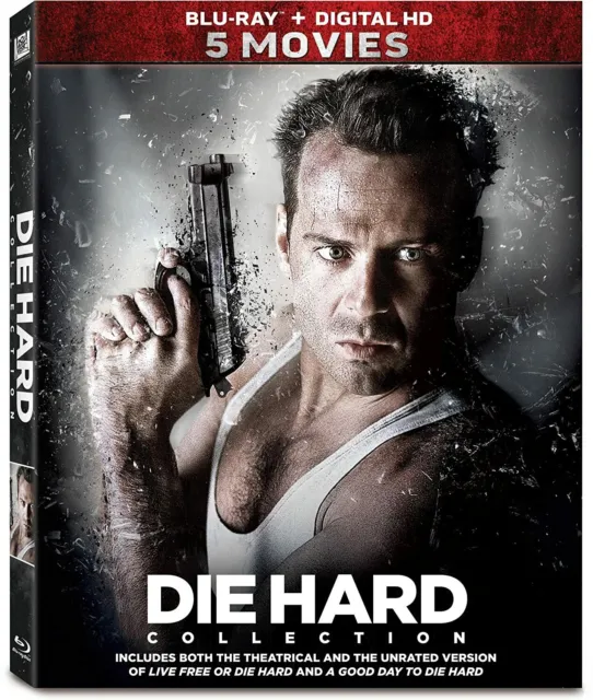 DIE HARD 5-MOVIE Collection Complete Series 1-5 Blu-ray Digital NEW ...