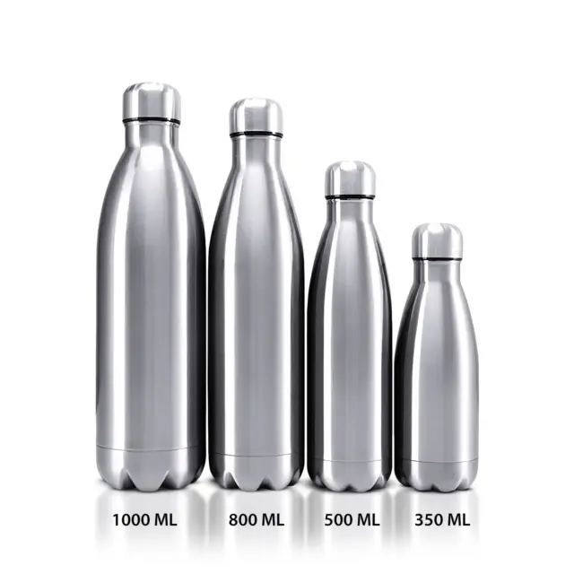 Cola Flasche - Thermoskanne   Doppelwandige - Edelstahl Wasserflasche