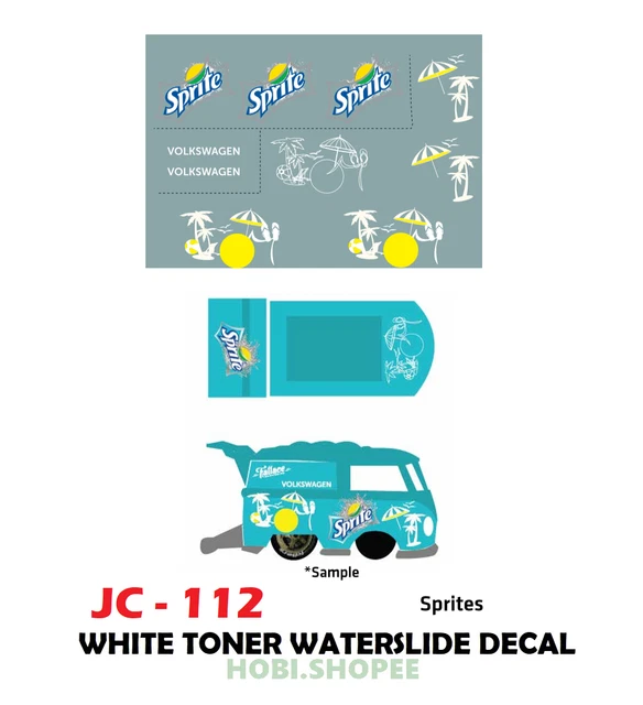 JC-9273 Decalcomania Scivolo Toner Bianco KITTYV2 Per Ruote Calde - Foto 9