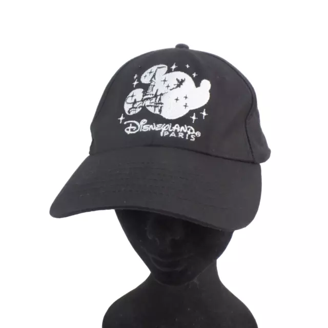 Vintage 2000's Disneyland Paris Mickey Mouse Adults Black Baseball Cap