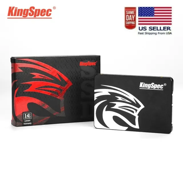 KingSpec SSD 2.5"  SATA3 Internal Solid State Drive for PC,Laptop,Mac