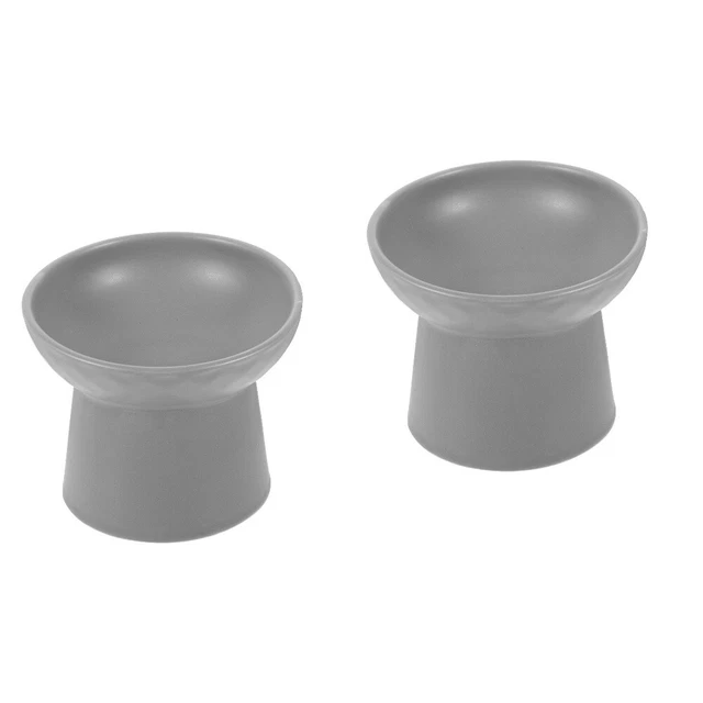 2x piatti per cane inclinati 15° ciotole per gatto rialzate ciotole in ceramica ciotola per animali domestici sollevate ciotole per animali domestici
