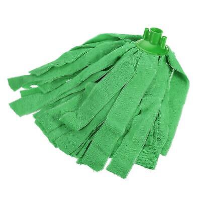 Microfiber Cloth Mop Heads Replacement 31cm Length Floor Cleaning Pads, Green