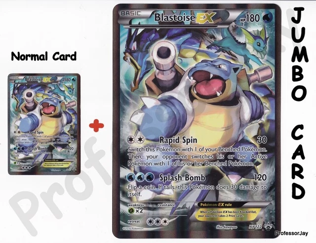 Pokémon Karten JUMBO ÜBERGRÖSSE RIESIG V GX EX BREAK HOLOS PROMO (DOPPELPACK) TCG