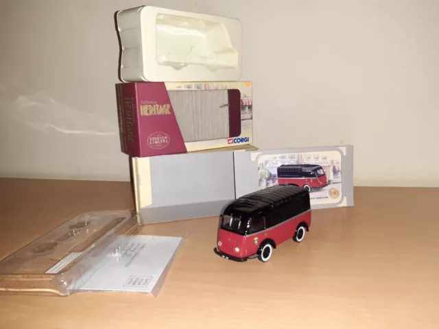 Corgi 1/43 Renault 1000 Kg Fourgon Tole Pompiers De Paris - En Bte D'origine