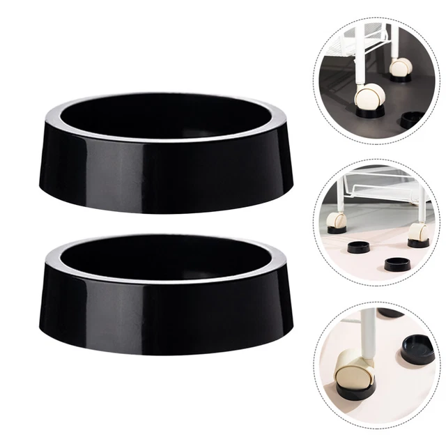 Cristal fijo deslizante para mesa accesorios de escritorio pies de muebles deslizamiento goma negra