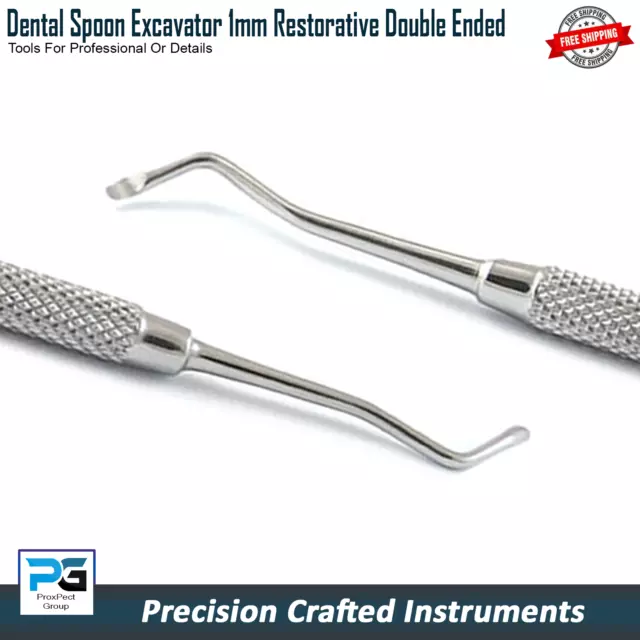 Instrumentos dentales removedor de caries caries con cuchara excavadora de 1 mm