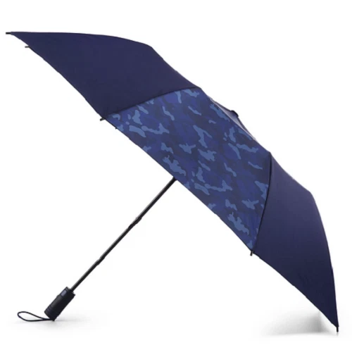 Totes Automatic Open Water-Resistant Foldable Travel Umbrella