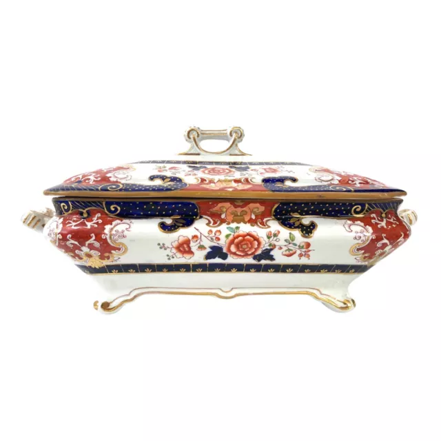 Ashworth  Imari Ironstone Tureen With Lid  from the Early Mid 19th Century