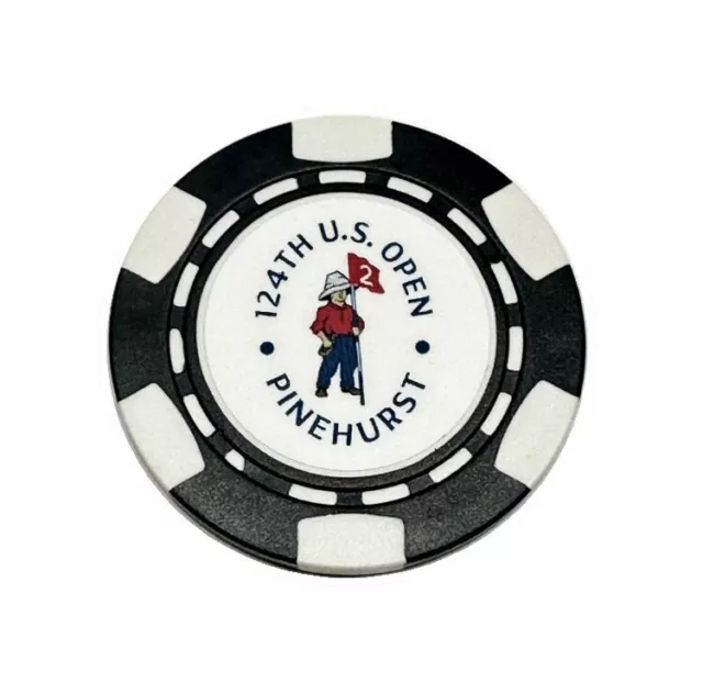 2024 US Open Pinehurst No. 2 Number - Magnetic Clay Poker Chip Golf Ball Marker