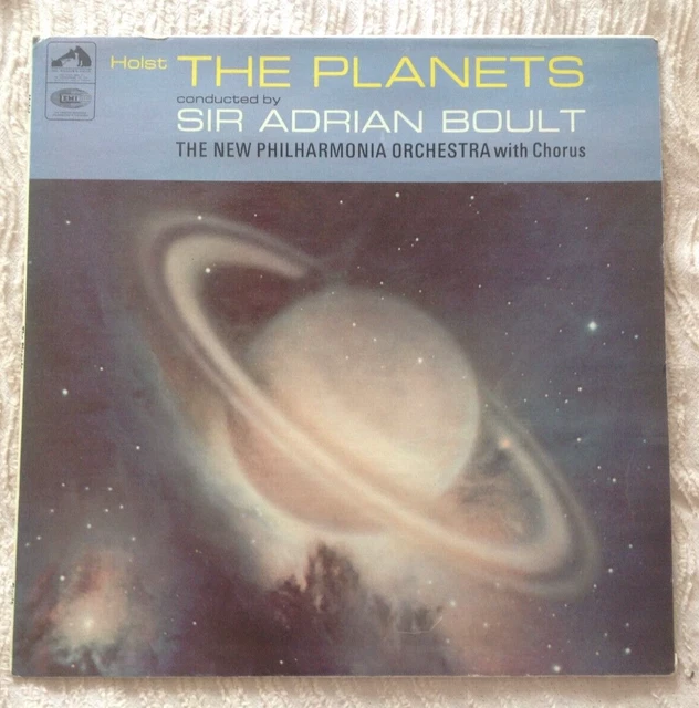 HOLST THE PLANETS Sir Adrian Boult New Philharmonia EMI Stereo ASD 2301  Vinyl £13.49 - PicClick UK