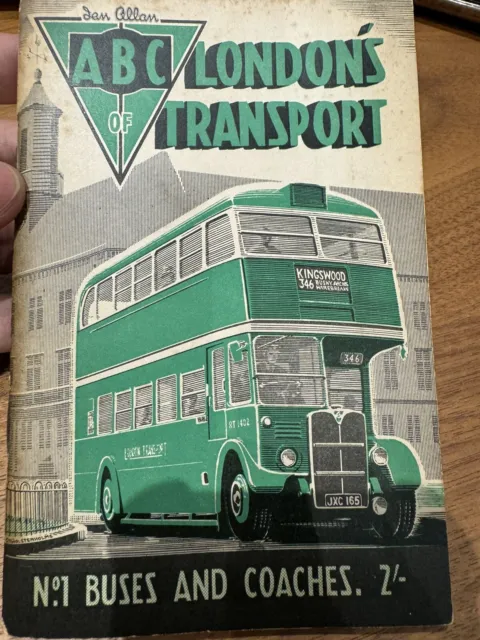 Antique ABC of London’s Transport Book No. 1 Buses & Coaches England UK British