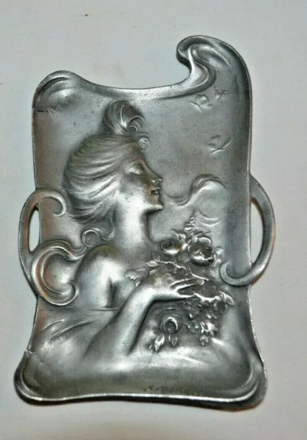 Coupelle vide poche Art Nouveau en étain poinçon GSW - Début de Série