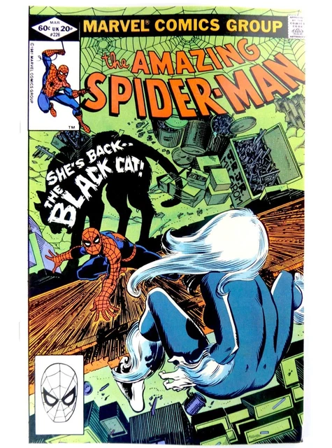 Marvel AMAZING SPIDER-MAN (1982) #226 Key BLACK CAT FN/VF (7.0) Ships FREE!