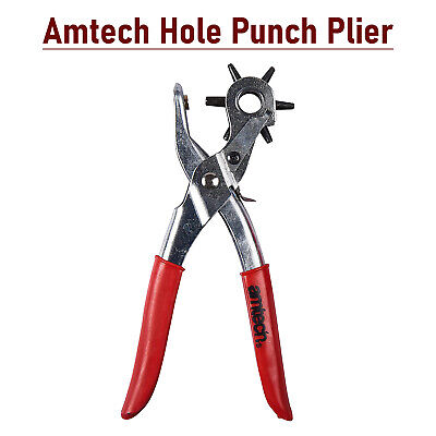 REVOLVING Pelle Foro Punch occhielli Rivet Belt FAI DA TE PINZA 6 Foro taglia pinza 