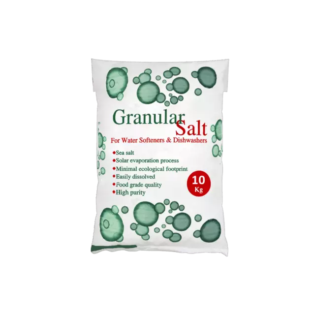 10 kg de sal granular q | ablandadores de agua | lavavajillas | grado alimenticio | purificador de agua