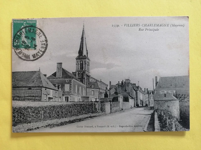 CPA 53 - VILLIERS CHARLEMAGNE Mayenne Rue Principale CAVELLET de BEAUMONT
