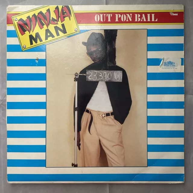 Ninjaman - Out Pon Bail (LP, Album) VG+ VPRL 1126