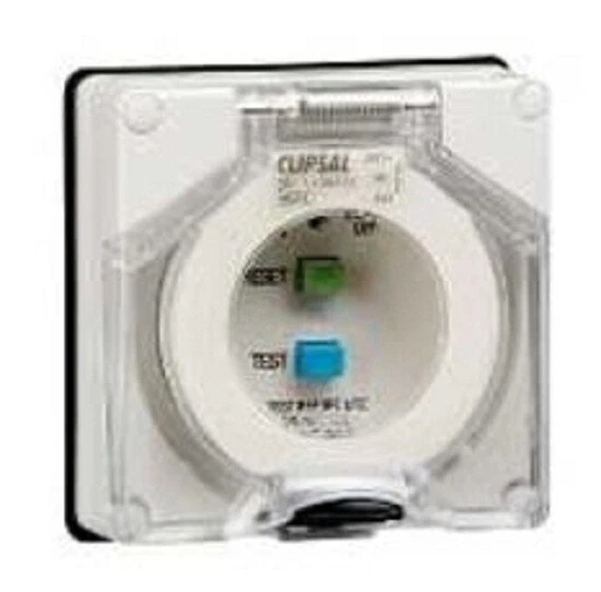 Clipsal 18 Module CLIPSAL RESIDUAL CURRENT DEVICE MODULE 2-Poles 20A 250V AC Less ...