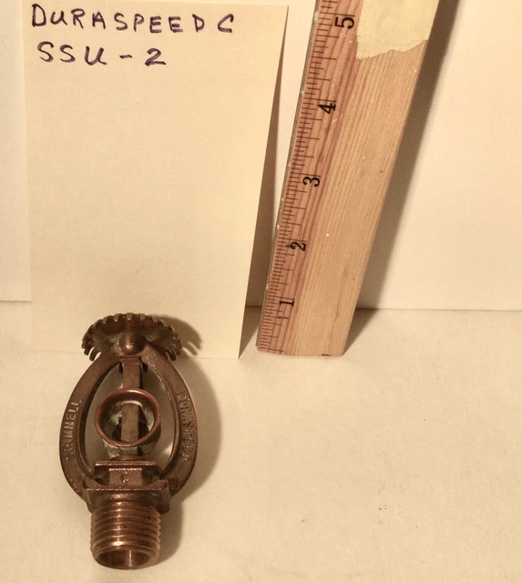 Vintage Fire Sprinkler Head Grinnell Duraspeed SSU-2