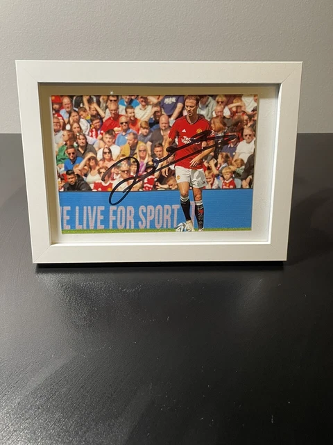 Jonny Evans Hand Signed Authentic Framed Photo With Proof