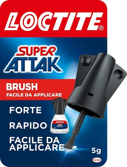 Brush, Colla Liquida Trasparente Con Pennello, Super Colla per Applicazioni Prec