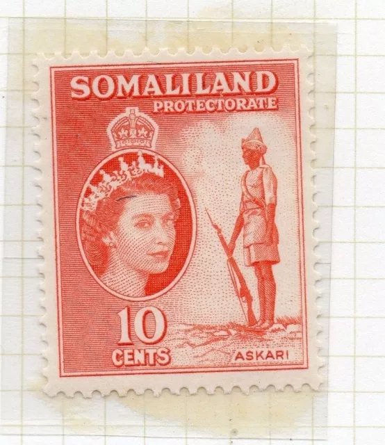 Somaliland 1953 QEII Early Issue Fine Mint Hinged 10c.