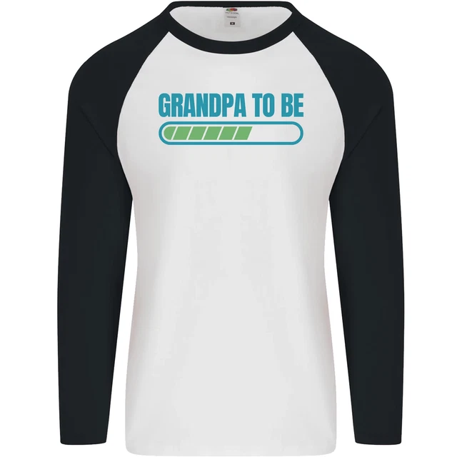 Grandpa to Be Funny New Baby Birth Mens L/S Baseball T-Shirt