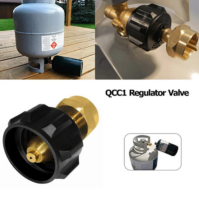 TANK GAS PROPANE Refill Adapter QCC1 Regulator Valve Converter Adapter
