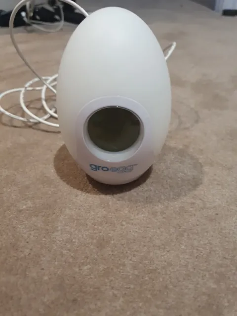 Tommee Tippee GroEgg Room Egg Thermometer Night Light  & Plug.