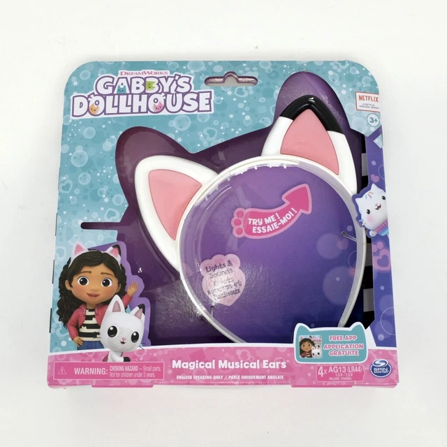 GABBY’S DOLLHOUSE, Magical And Musical Cat Ears With Lights, Music