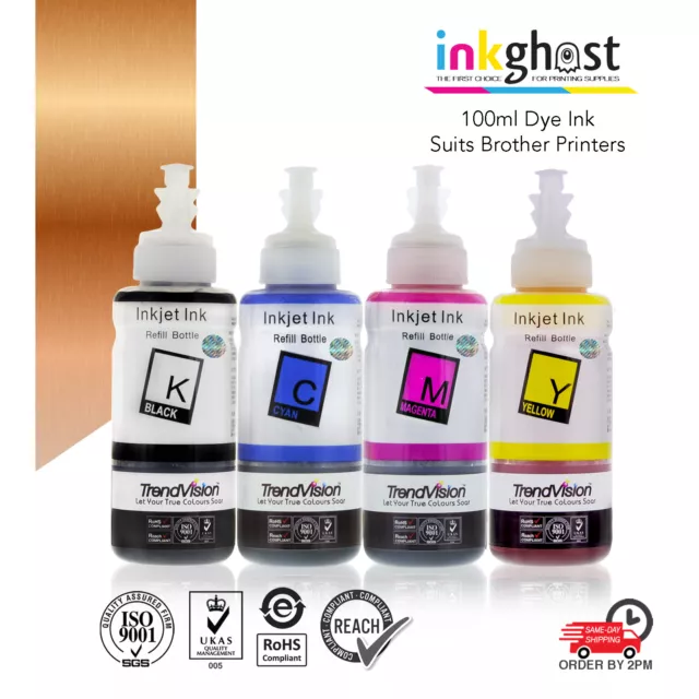 Trend 100ml CISS Refill Ink For BROTHER LC-38 LC38 MFC-257CW MFC-295CN MFC-990CW