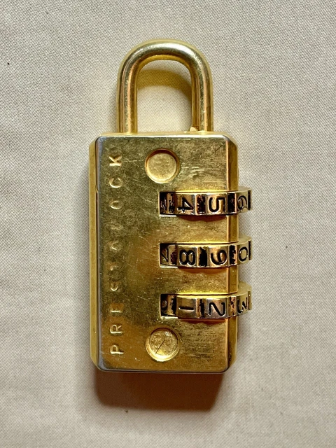 PrestoLock Travel Combination Lock Luggage Security 2" Backpack 2 pack 3