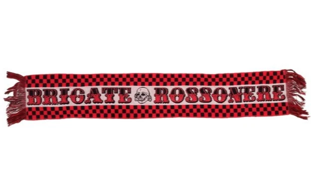 Écharpe Ultras Milan Brigate Rossonere - Années 80 - Supporter AC Milan