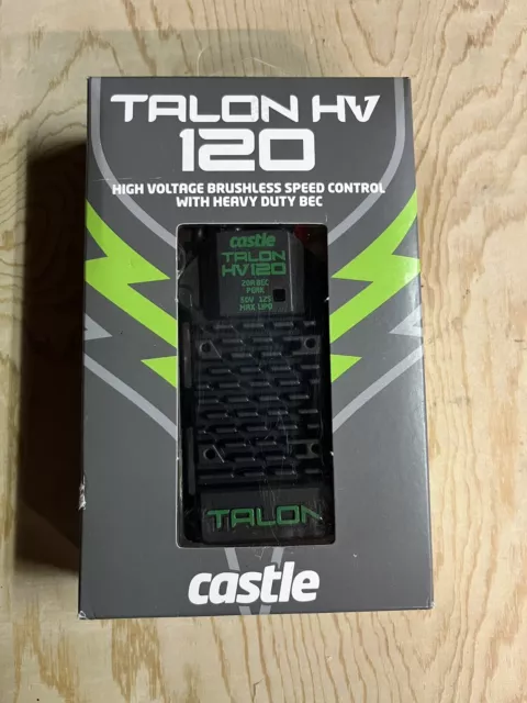 Talon 120 Amp, 12S / 50V With 20 Amp Bec With Castle Link Adapter