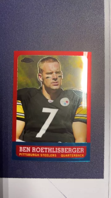 Ben Roethlisberger 2005 Topps Chrome Throwback Variant Card#TB8!Steelers QB HOF