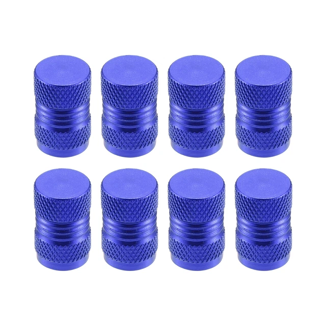 8uds Coche Neumático Válvula Polvo Tapas Válvula Cubiertas Polvo Prueba Azul
