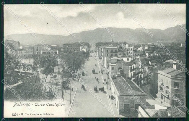 Palermo Città Corso Calatafimi cartolina RB9615