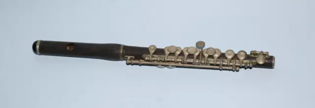 Vintage wooden piccolo flute H. Bettoney