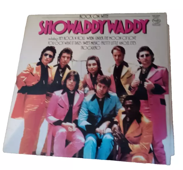 SHOWADDYWADDY ROCK ON WITH 33 rpm 1980 EMI MUSIC FOR PLEASURE 12" VINYL LP