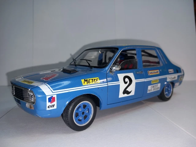 Renault 12 Gordini rallye miniature échelle 1/18 - Modélisme