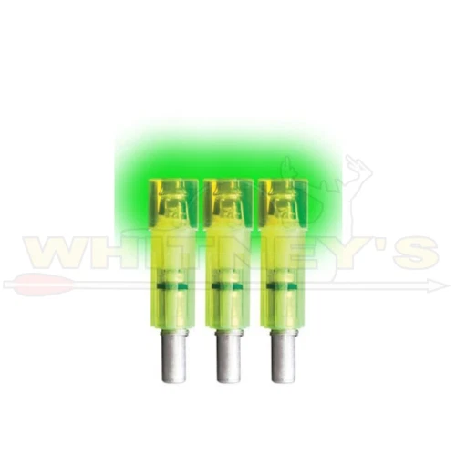 Burt Coyote Lumenok 2216 Flat Bolt End - Green - 3pk - 2216F3G